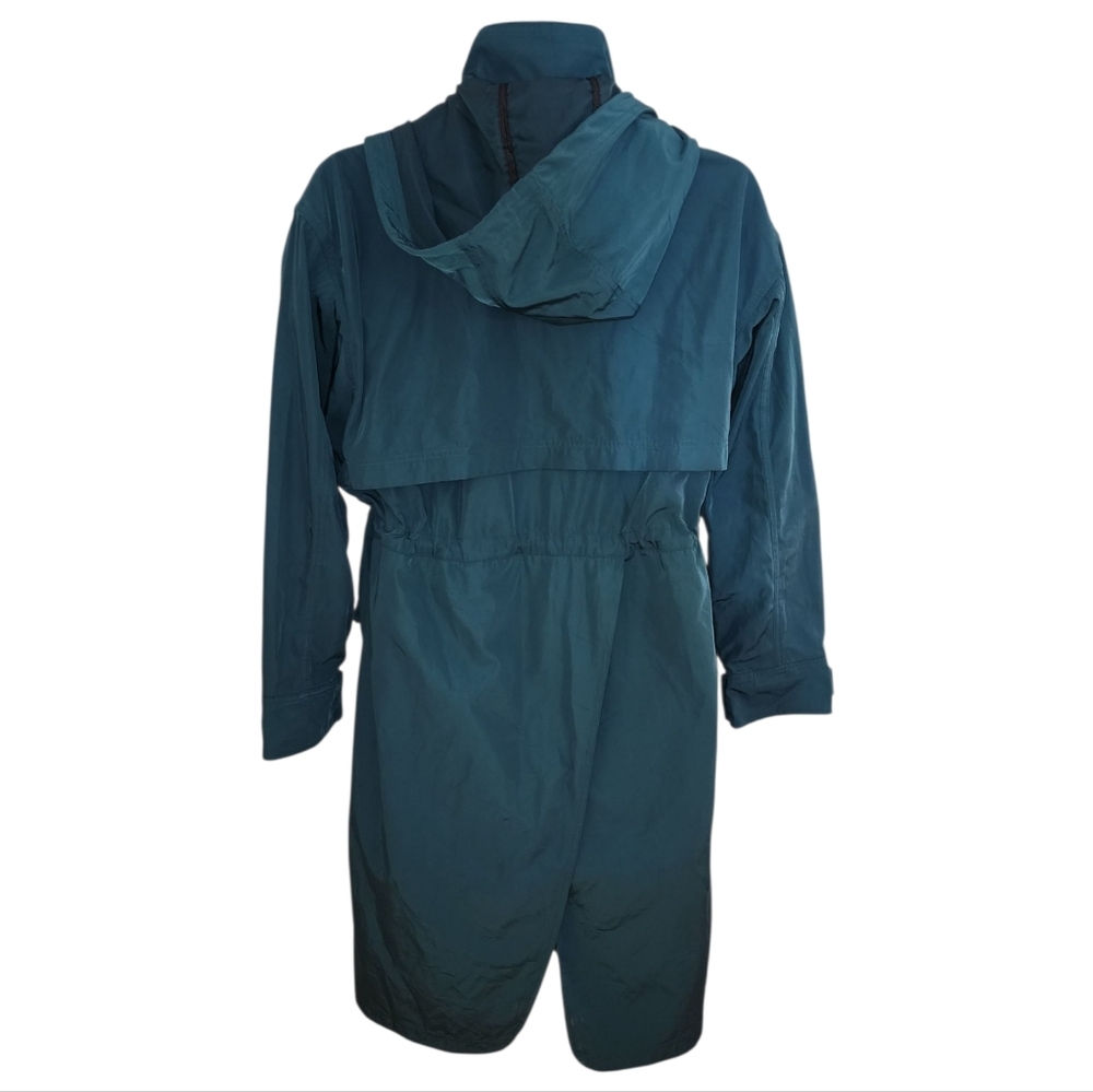 7 For All Mankind Green Rain Outdoor Windbreaker Adirondack Jacket - Women's - Picture 6 of 11